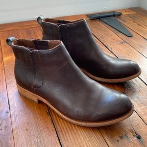 Brown Leather Kork-Ease Boots